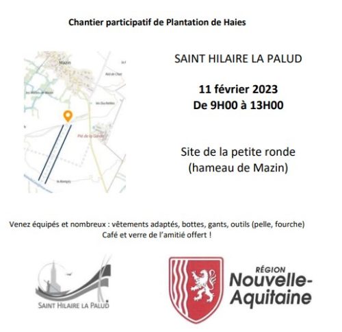 PLANTATION DE HAIES @ Saint-Hilaire-la-Palud